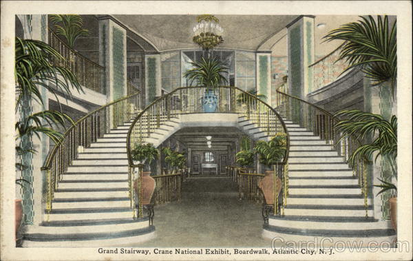 Grand Stairway, Crane National Exhibit, Boardwalk Atlantic City New Jersey