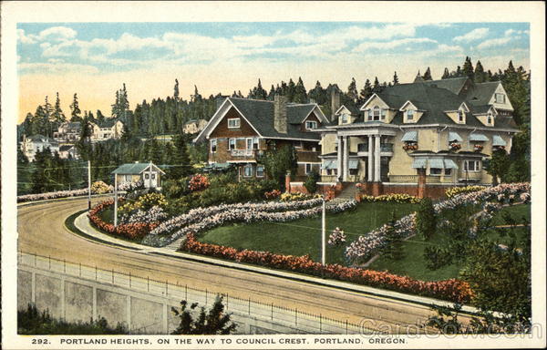 Portland Heights, On the Way to Council Crest Oregon
