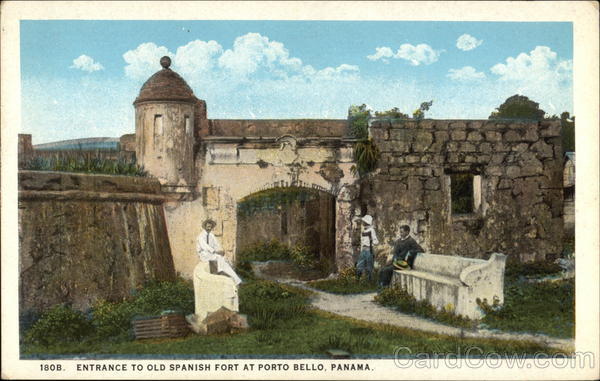 Entrance to Old Spanish Fort Porto Bello Panama