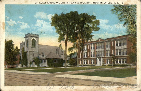 St. Luke's Episcopal Church and School No.1 Mechanicville New York