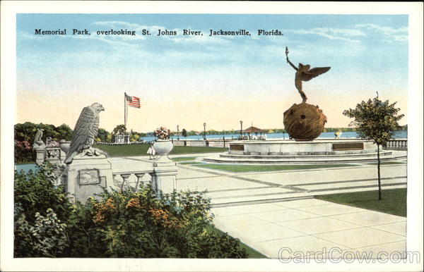Memorial Park, Overlooking St. Johns River Jacksonville Florida