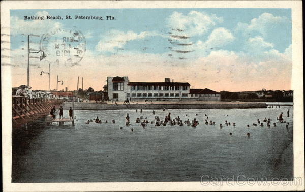 Bathing Beach St. Petersburg Florida
