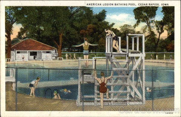 American Legion Bathing Pool Cedar Rapids Iowa