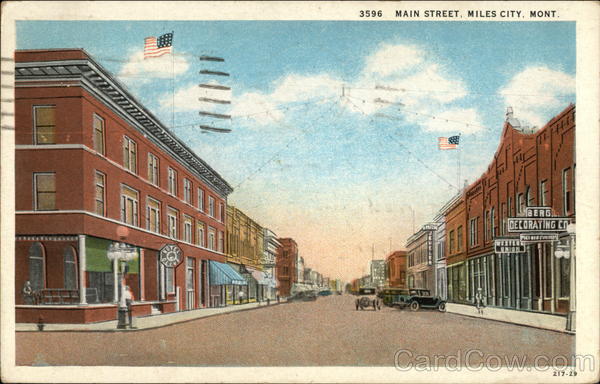 Main Street Miles City Montana