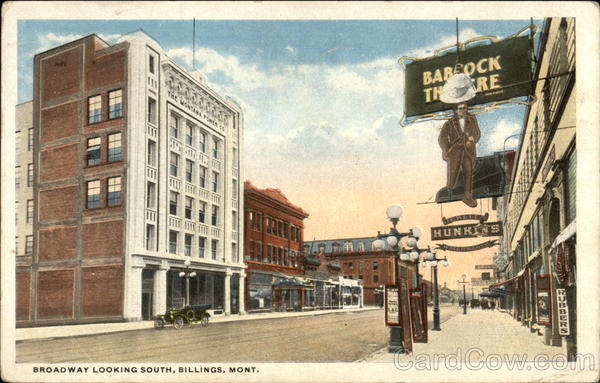 Broadway Looking South Billings Montana