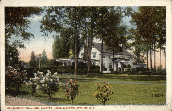 Inniscarra - Chauncey Olcott's Home Saratoga Springs New York