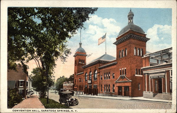 Convention Hall Saratoga Springs New York
