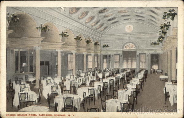 Casino Dining Room Saratoga Springs New York