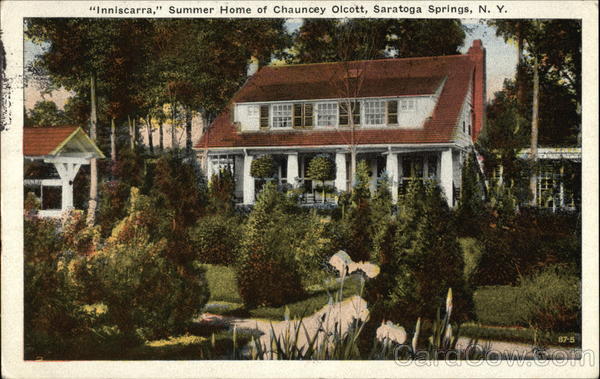 Inniscarra - Summer Home of Chauncey Olcott Saratoga Springs New York