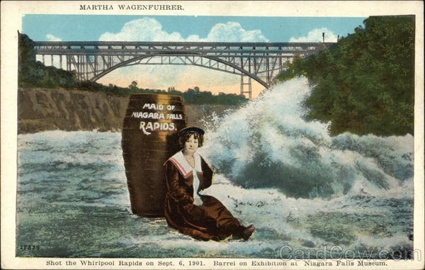 Martha Wagenfuhrer, Maid of Niagara Falls Rapids ON Canada