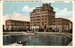 Mirasol Hotel and Yacht Basin, Davis Islands Tampa, FL Postcard Postcard