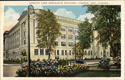 London Life Insurance Building Postcard