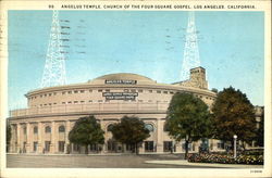 Angelus Temple, Church of the Four Square Gospel Postcard