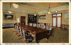 Board Room, Utah State Capitol Postcard