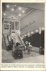 The Exhibit of International Business Machines Corporation, General Exhibits Group Postcard