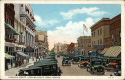 Virginia Street, Looking South Postcard