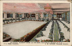 The Famous Rainbow Room and Ice Rink, Hotel Winton Postcard