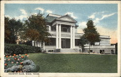Country Club Waco, TX Postcard Postcard