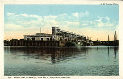 Municipal Terminal, Pier No.1 Postcard
