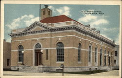 U.S. Post Office Coldwater, MI Postcard Postcard