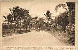 La Grange Road, North of Frederiksted St. Croix, VI Caribbean Islands Postcard Postcard