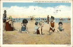 A Happy Day for the Children Carolina Beach, NC Postcard Postcard