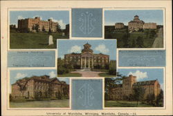 University of Manitoba Winnipeg, MB Canada Postcard Postcard