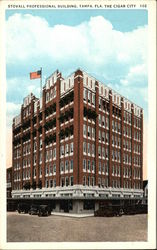 Stoval Professional Building in The Cigar City Tampa, FL Postcard Postcard