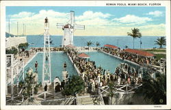 Roman Pools Postcard
