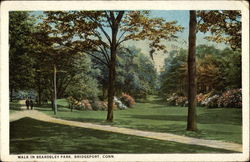 Beardsley Park Bridgeport, CT Postcard Postcard