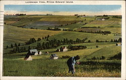 Landscape View Prince Edward Island, Canada Misc. Canada Postcard Postcard