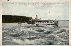 Steamer in the Midst of the Maelstrom Postcard