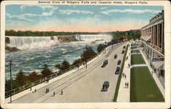General View of Niagara Falls and Imperial Hotel General View of Niagara Falls and Imperial Hotel
