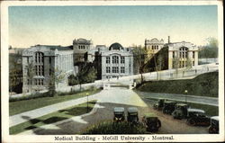 Medical Building - McGill University Montreal, QC Canada Quebec Postcard Postcard