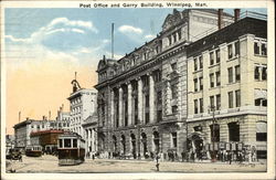 Post Office and Garry Building Postcard