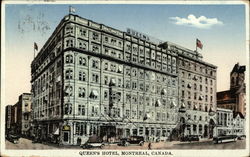 View of Queen's Hotel Postcard