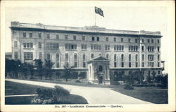 Academie Commerciale Postcard