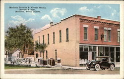 Granite & Marble Works, Hexom & Sons Madison, SD Postcard Postcard