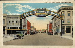 The Arch Rock Springs, WY Postcard Postcard