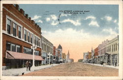 4th Street, Looking East Postcard