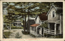 Beacon Hill Camp Grounds, Alton Bay Postcard