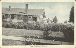 Home on Residential Street Postcard