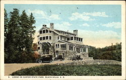 Lodge in Custer State Park East custer, SD Postcard Postcard