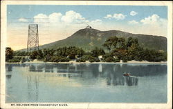 Mt Holyoke from Connecticut River South Hadley, MA Postcard Postcard
