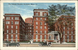 The Colonial Hospital Rochester, MN Postcard Postcard