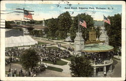Band Stand, Edgerton Park Postcard