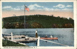 Tenannah Lake Roscoe, NY Postcard Postcard