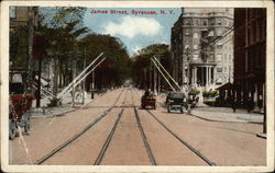 James Street Syracuse, NY Postcard Postcard