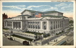 Public Library Postcard