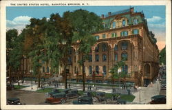 The United States Hotel Saratoga Springs, NY Postcard Postcard